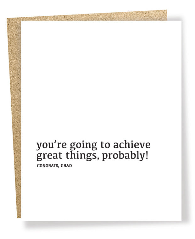 probably card