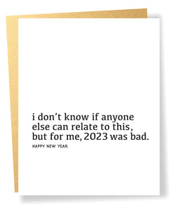 bad year card