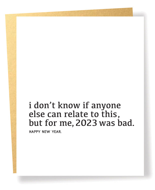 bad year card