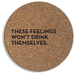 Feelings Cork Coaster SIX-PACK