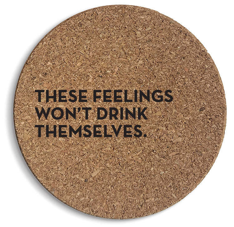 Feelings Cork Coaster SIX-PACK