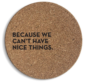 Nice Things Cork Coaster SIX-PACK