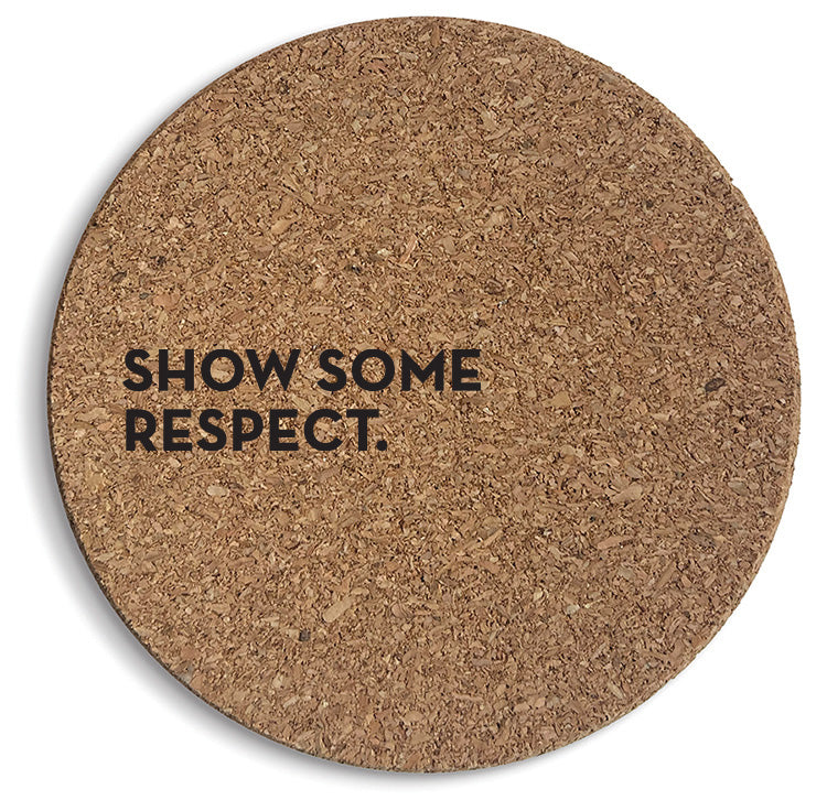 Respect Cork Coaster SIX-PACK