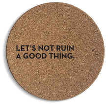 Load image into Gallery viewer, Good Thing Cork Coaster SIX-PACK