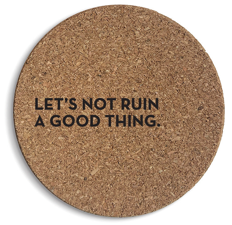 Good Thing Cork Coaster SIX-PACK