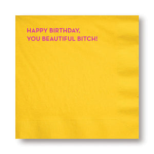 Beautiful Bitch napkins
