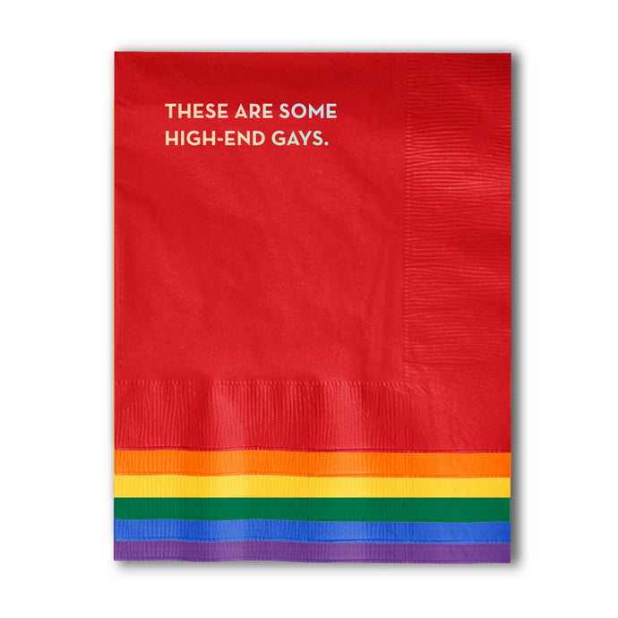 high-end pride napkins