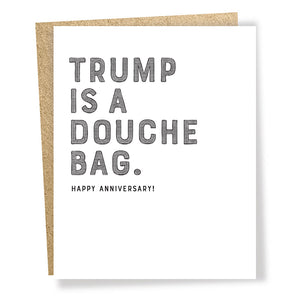 trump douchebag card