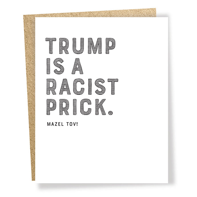 trump prick card