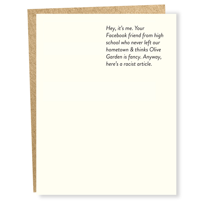 FB friend card