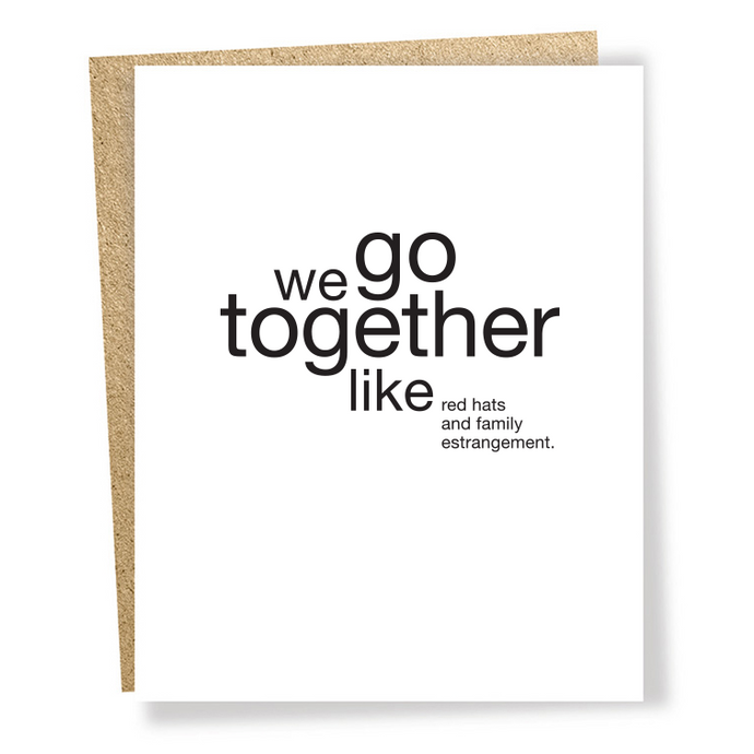 red hats/estrangement card