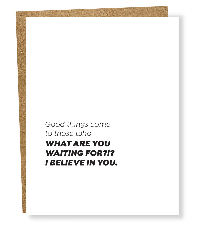 believe in you card