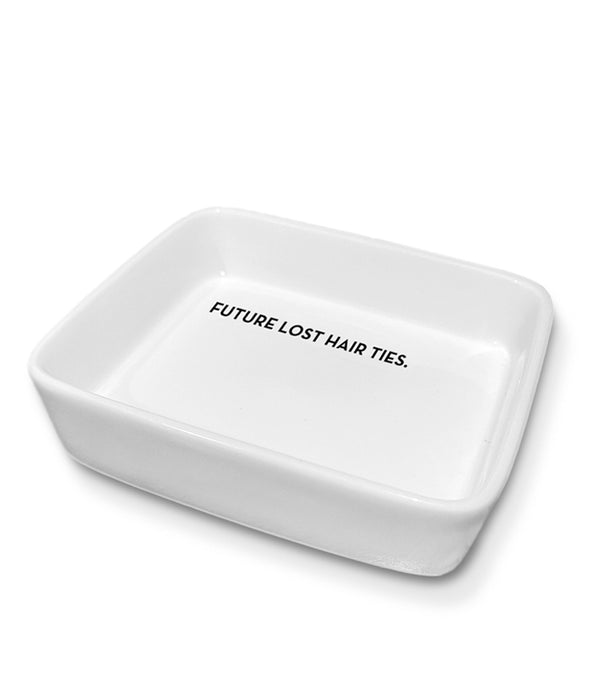 hair ties trinket tray
