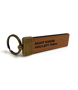 left them key tag
