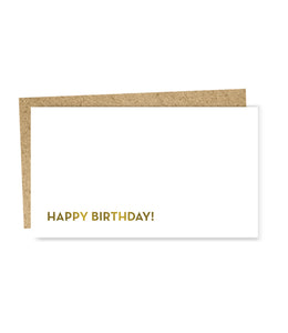 happy birthday mini card