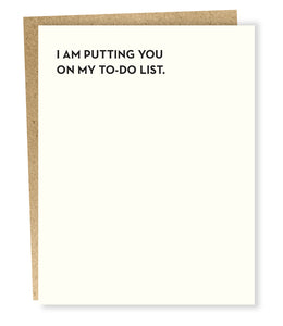 to-do list card