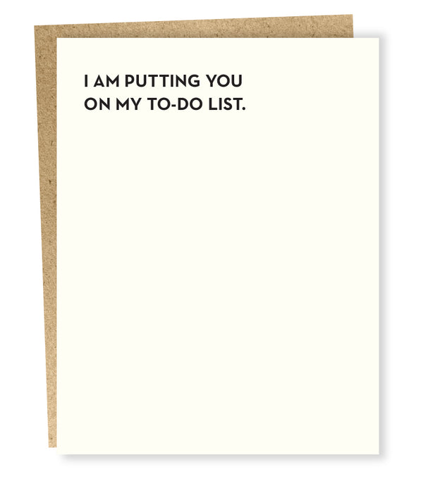 to-do list card