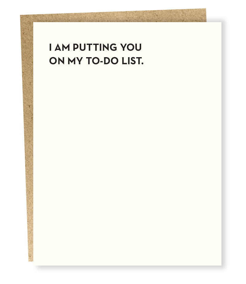 to-do list card