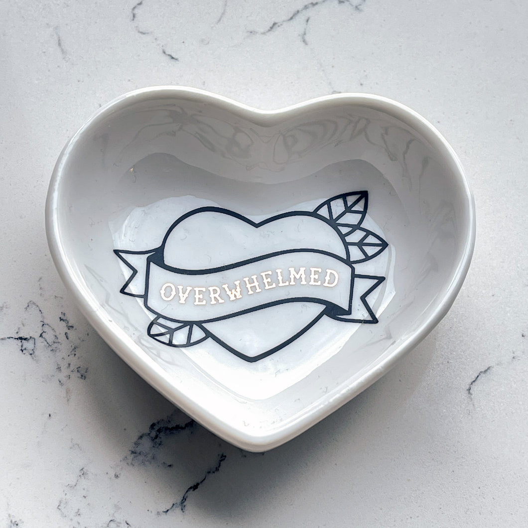 overwhelmed ring dish