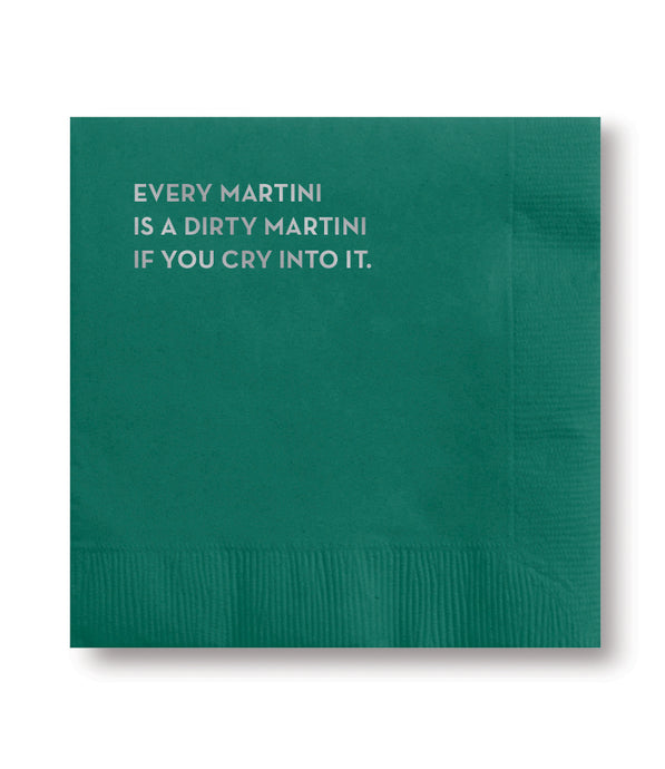 dirty martini napkins