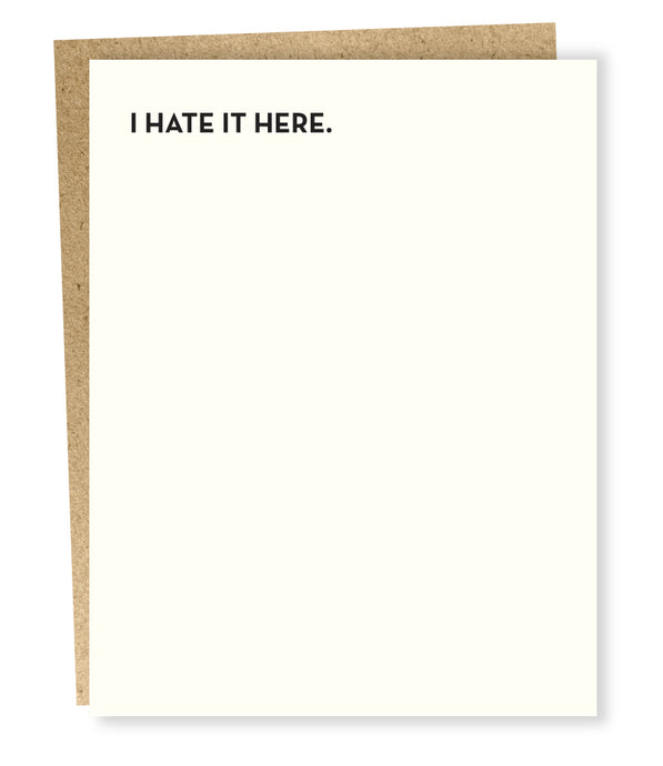 hate it card