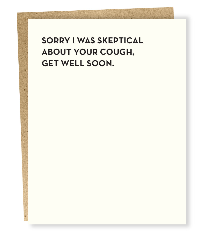 skeptical card