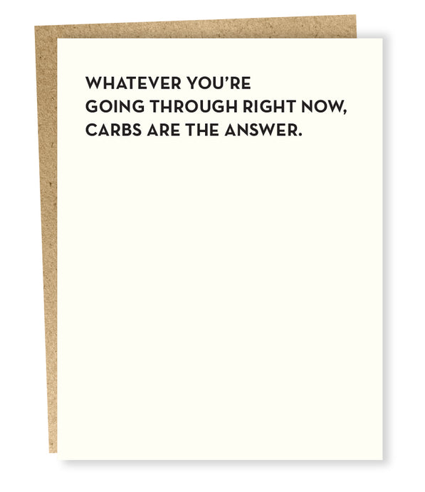 carbs card